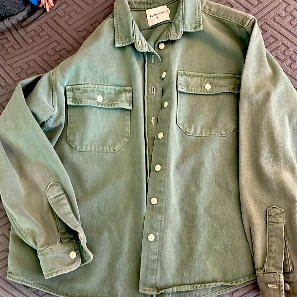Rudy Jude Small green chamois shirt